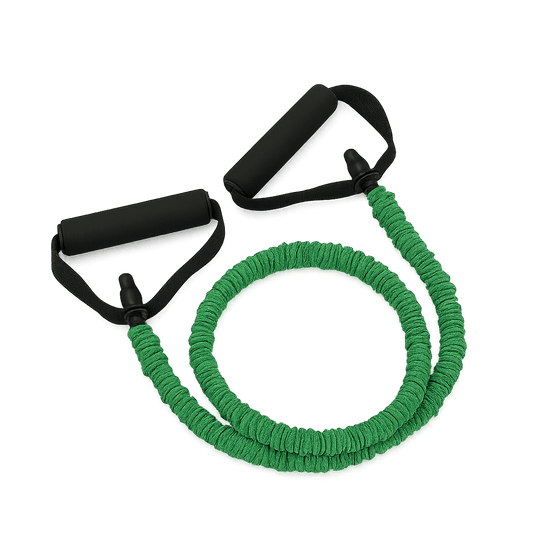 Resistance band with handles - Grøn